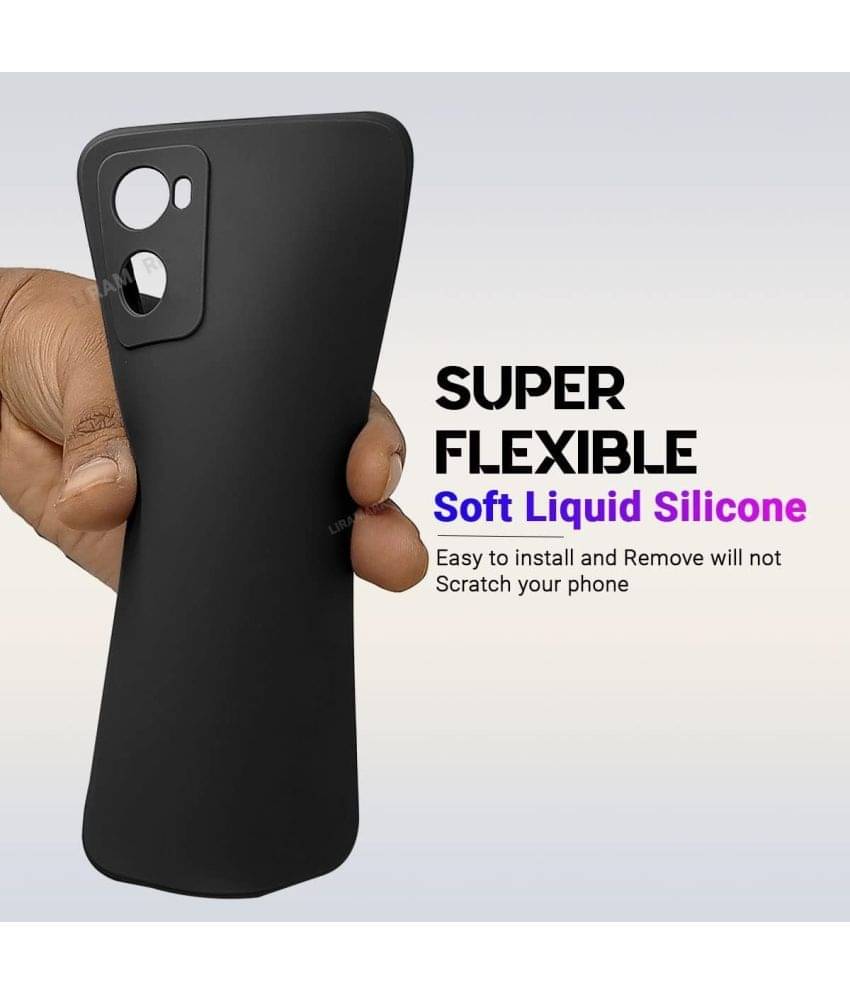 Case Vault Covers - Black Silicon Plain Cases Compatible For OPPO K10 5G ( Pack of 1 ) Case Vault Covers - Black Silicon Plain Cases Compatible For OPPO K10 5G ( Pack of 1 )