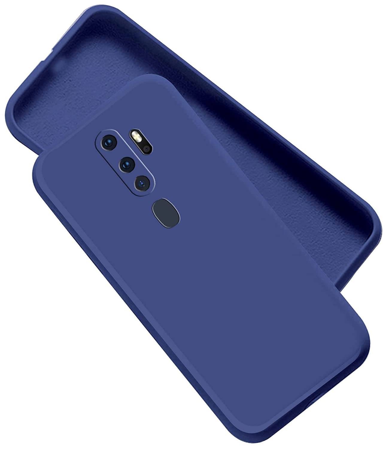 Case Vault Covers - Blue Silicon Plain Cases Compatible For Oppo A9 2020 ( Pack of 1 ) Case Vault Covers - Blue Silicon Plain Cases Compatible For Oppo A9 2020 ( Pack of 1 )