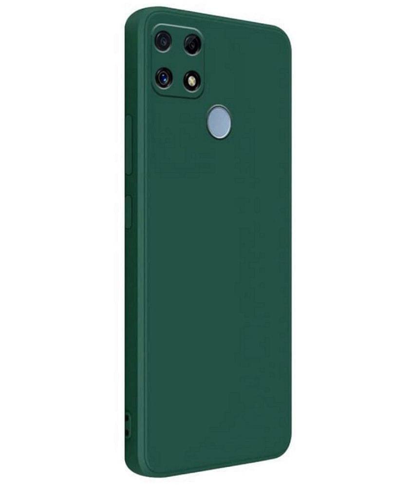 Case Vault Covers - Green Silicon Plain Cases Compatible For Realme Narzo 30A ( Pack of 1 ) Case Vault Covers - Green Silicon Plain Cases Compatible For Realme Narzo 30A ( Pack of 1 )
