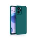 Case Vault Covers - Green Silicon Plain Cases Compatible For Realme Narzo 50A Prime ( Pack of 1 )