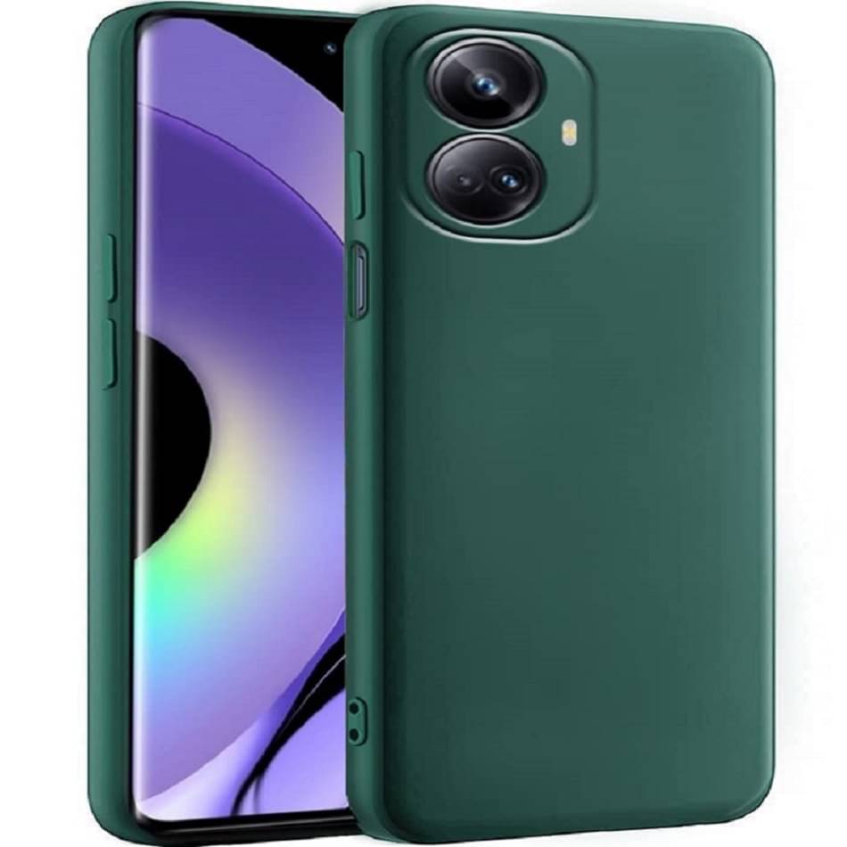 Case Vault Covers - Green Silicon Plain Cases Compatible For Realme 10 Pro Plus 5G ( Pack of 1 ) Case Vault Covers - Green Silicon Plain Cases Compatible For Realme 10 Pro Plus 5G ( Pack of 1 )