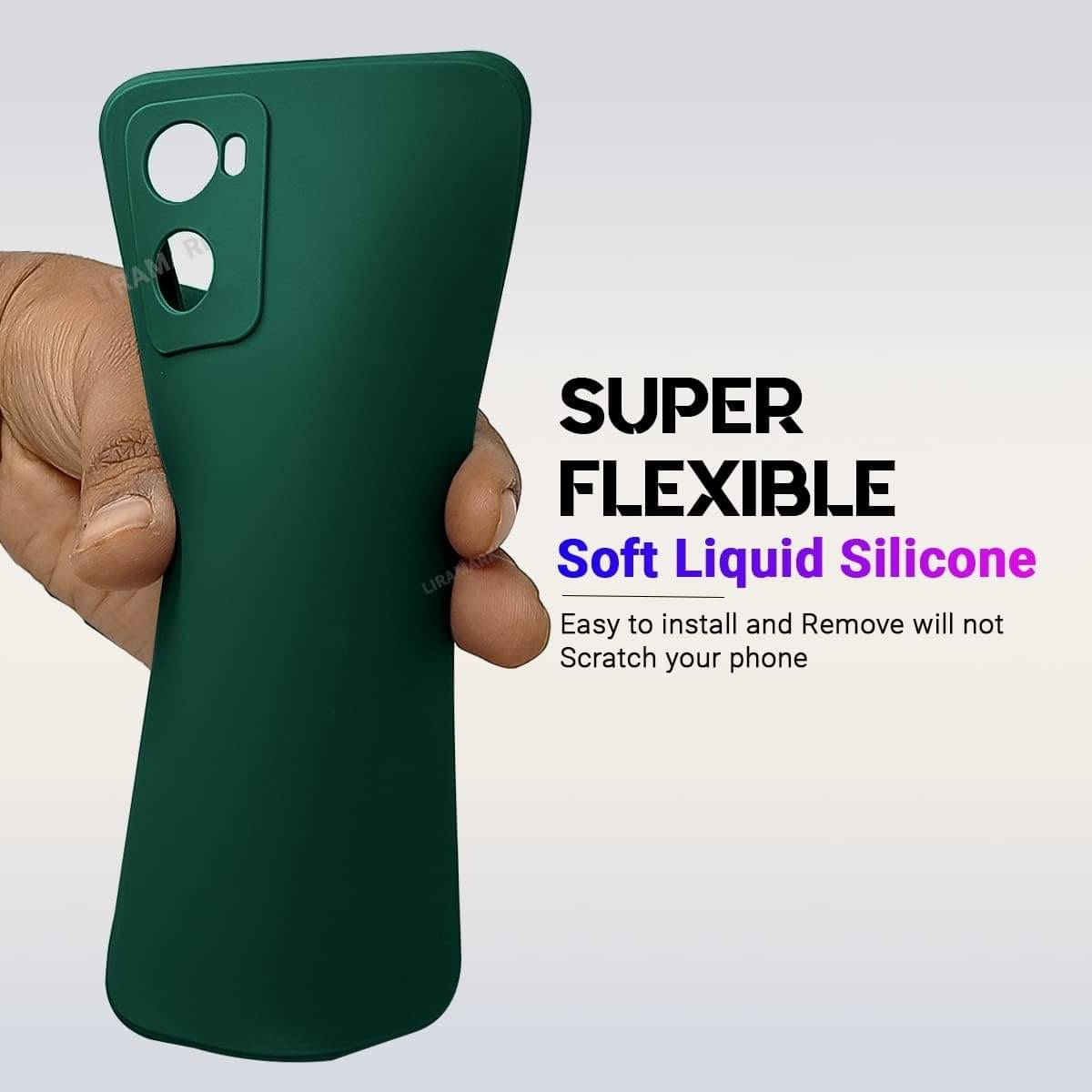 Case Vault Covers - Green Silicon Plain Cases Compatible For OPPO K10 5G ( Pack of 1 ) Case Vault Covers - Green Silicon Plain Cases Compatible For OPPO K10 5G ( Pack of 1 )