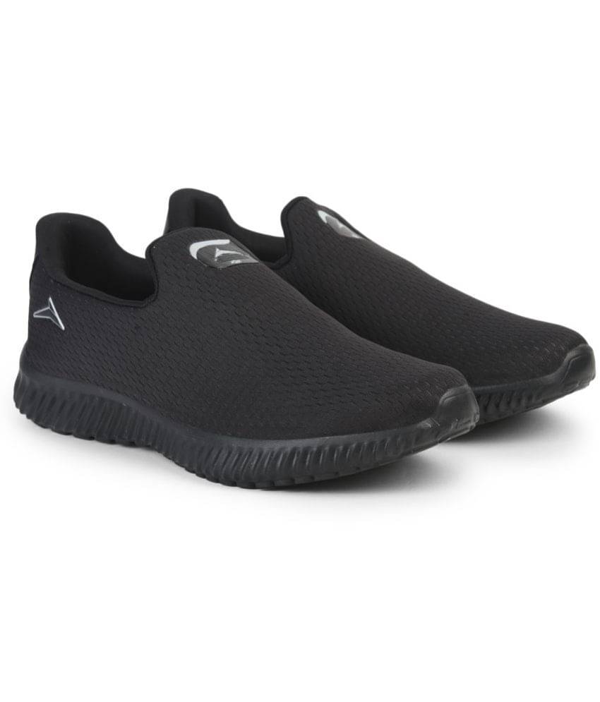     			JQR - SUPER BAHU Black Men's Sports Running Shoes