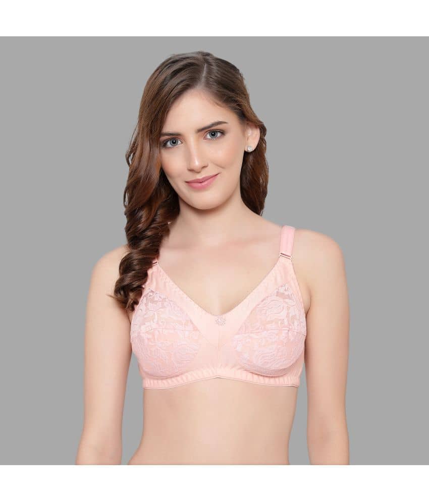 KYODO Cotton Blend Non Padded Women's Everyday Bra ( Rose Gold )