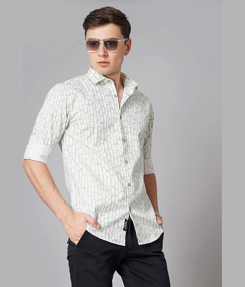 Paul Street - Blue 100% Cotton Slim Fit Men's Casual Shirt ( Pack of 1 )