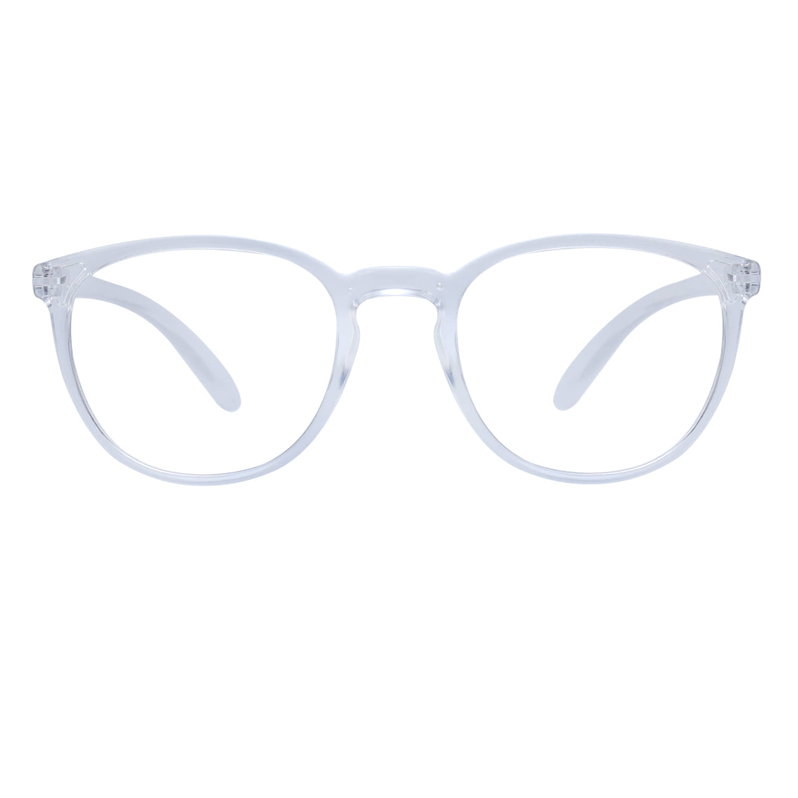 Peter Jones - White Oval Eyeglass Frame ( Pack of 1 )