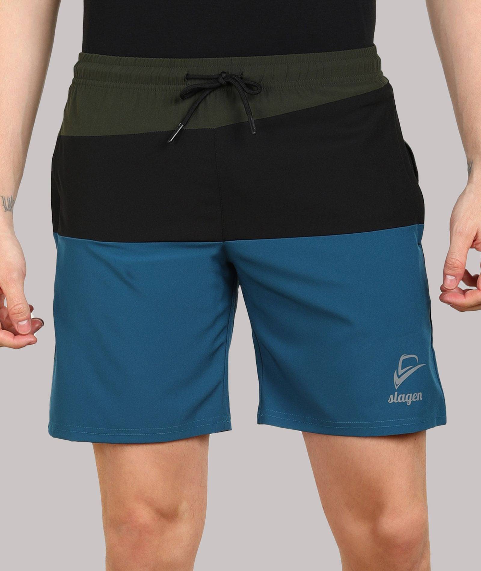     			SLAGEN - Multicolor Polyester Men's Running Shorts ( Pack of 1 )