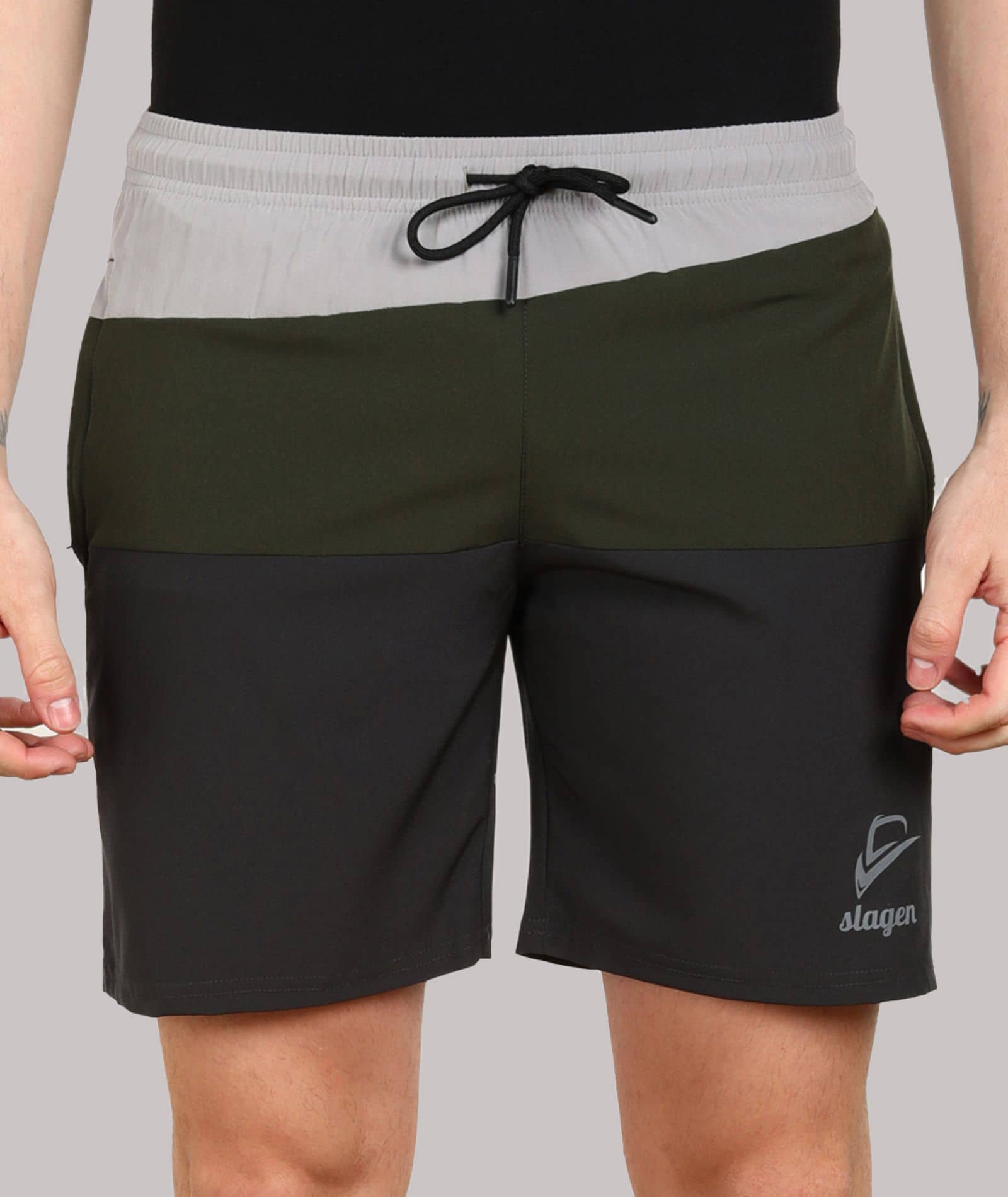 SLAGEN - Multicolor Polyester Men's Running Shorts ( Pack of 1 ) - Shorts | Buy online on ZillyBuy