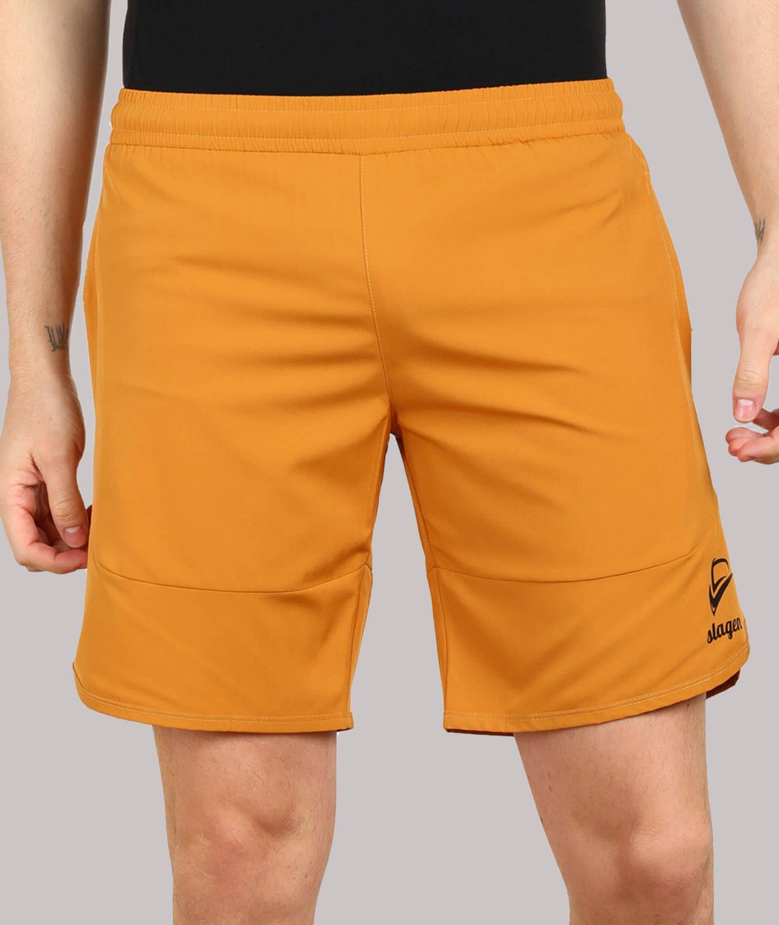 SLAGEN - Mustard Polyester Men's Running Shorts ( Pack of 1 ) - Shorts | Buy online on ZillyBuy