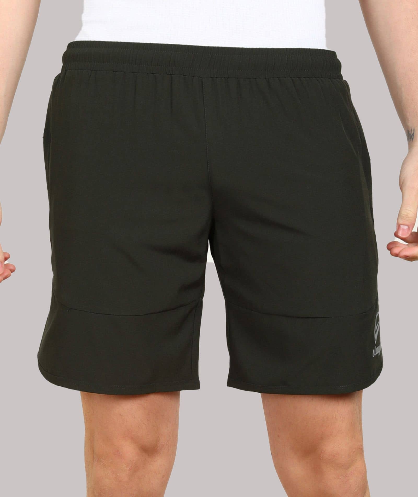 SLAGEN - Olive Green Polyester Men's Running Shorts ( Pack of 1 ) - Shorts | Buy online on ZillyBuy