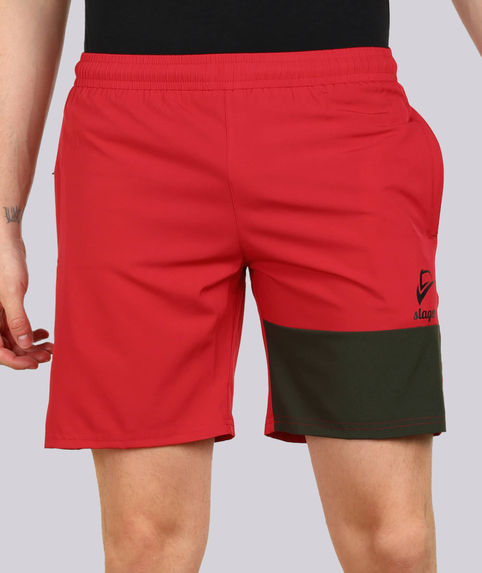 SLAGEN - Red Polyester Men's Running Shorts ( Pack of 1 ) - Shorts | Buy online on ZillyBuy