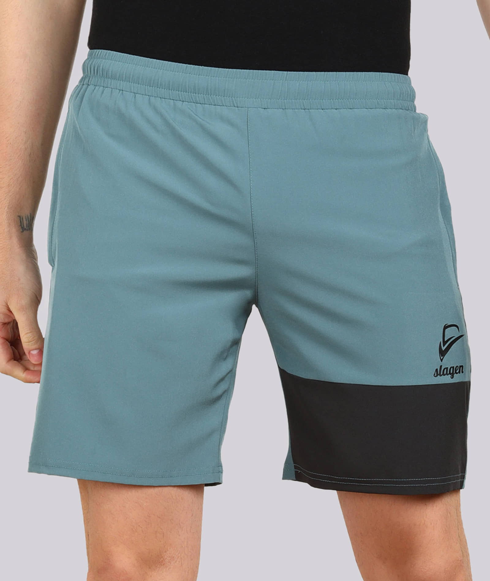 SLAGEN - Sea Green Polyester Men's Running Shorts ( Pack of 1 ) - Shorts | Buy online on ZillyBuy