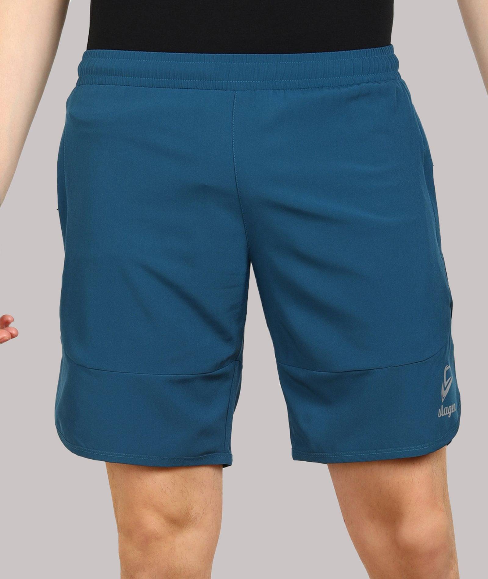 SLAGEN - Teal Polyester Men's Running Shorts ( Pack of 1 ) SLAGEN - Teal Polyester Men's Running Shorts ( Pack of 1 )
