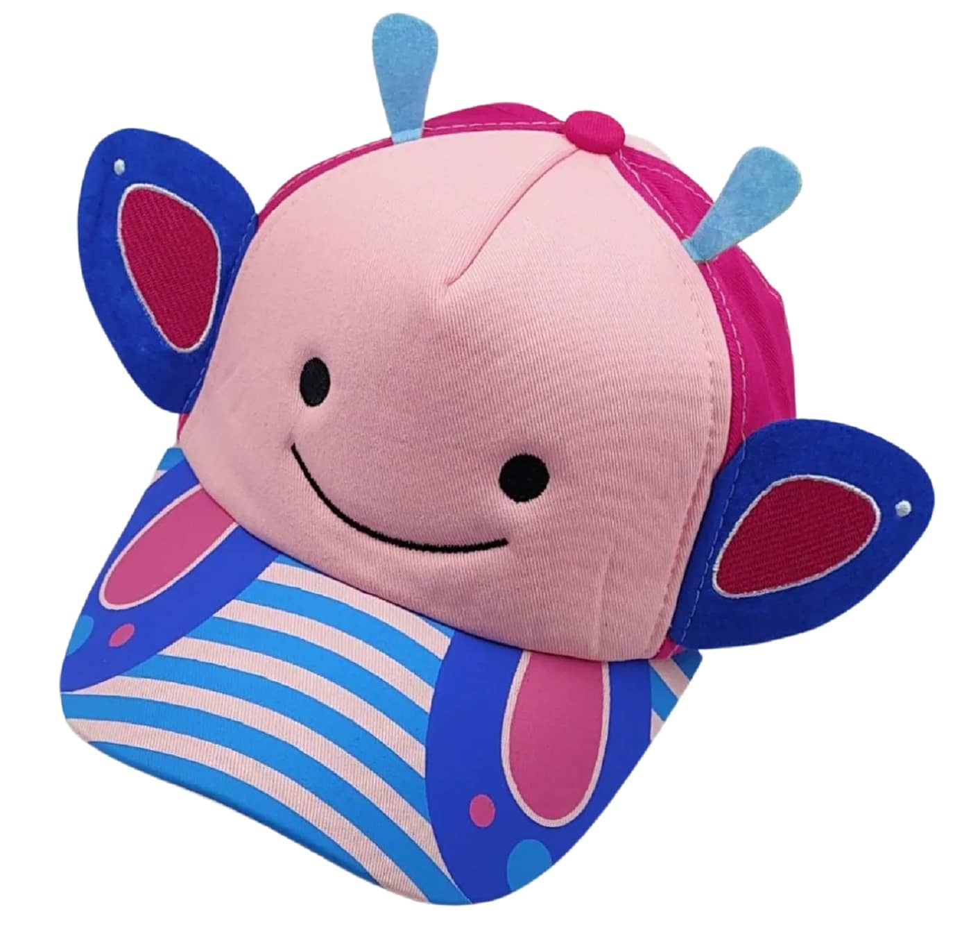 Zacharias Boy's Kids Cotton Cap kc-06 (Pink_1-4 Years) (Pack of 1)
