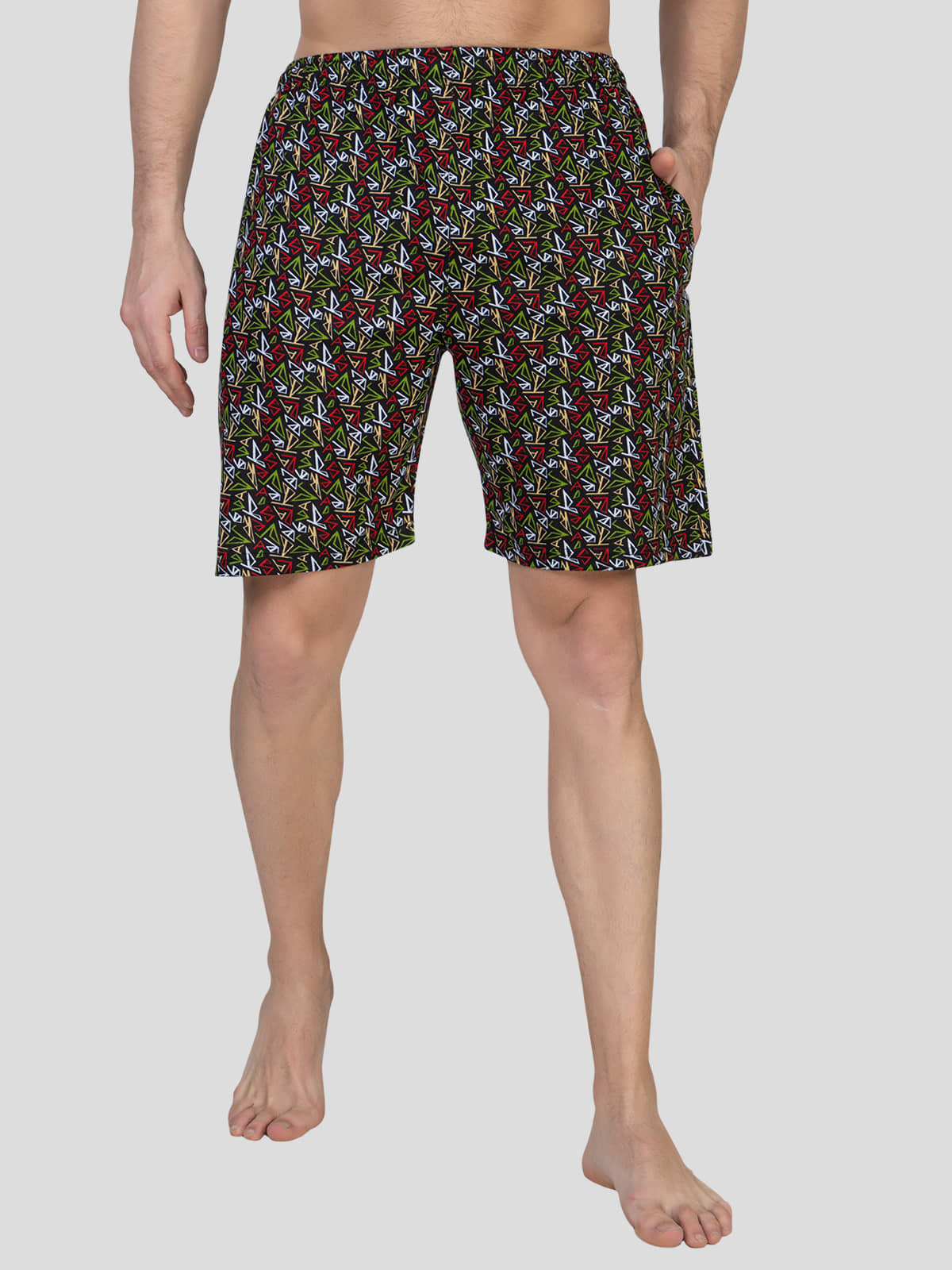 Zeffit - Olive Cotton Men's Shorts ( Pack of 1 ) - Shorts | Buy online on ZillyBuy