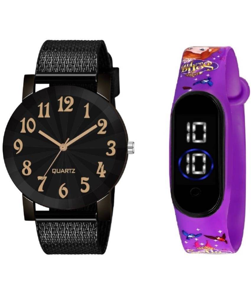     			Cosmic - Black Resin Analog Men's Watch