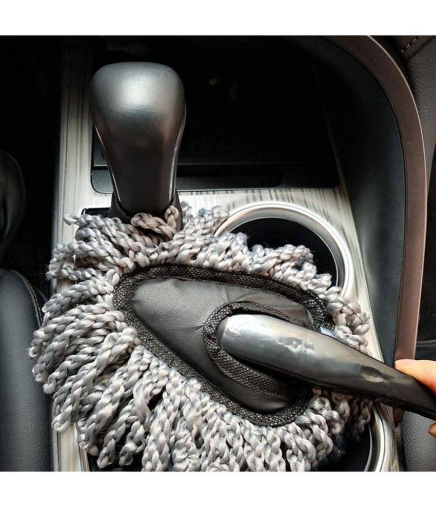     			Mahek Accessories - Car Cleaning Mini Wet & Dry Cleaning Microfiber Duster For Car Accessories (Pack Of 1)