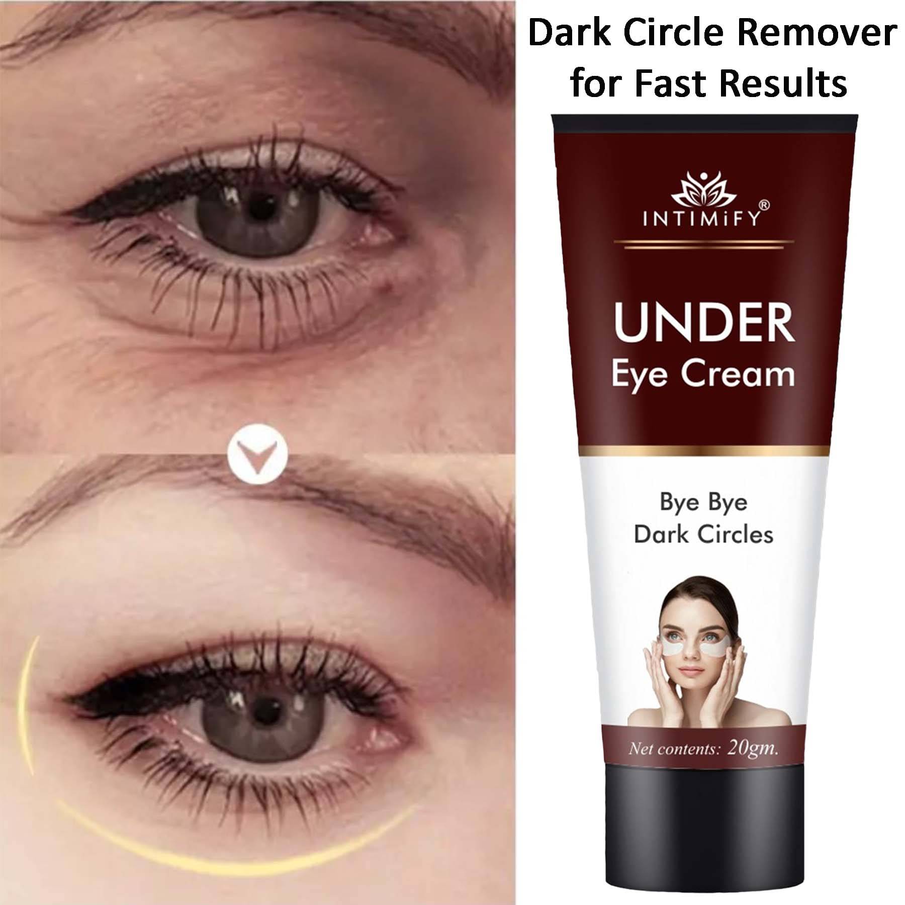 Intimify Dark Circle Serum, dark circle cleaner under eye cream, dark circle remover Eye Mask 10 mL Intimify Dark Circle Serum, dark circle cleaner under eye cream, dark circle remover Eye Mask 10 mL