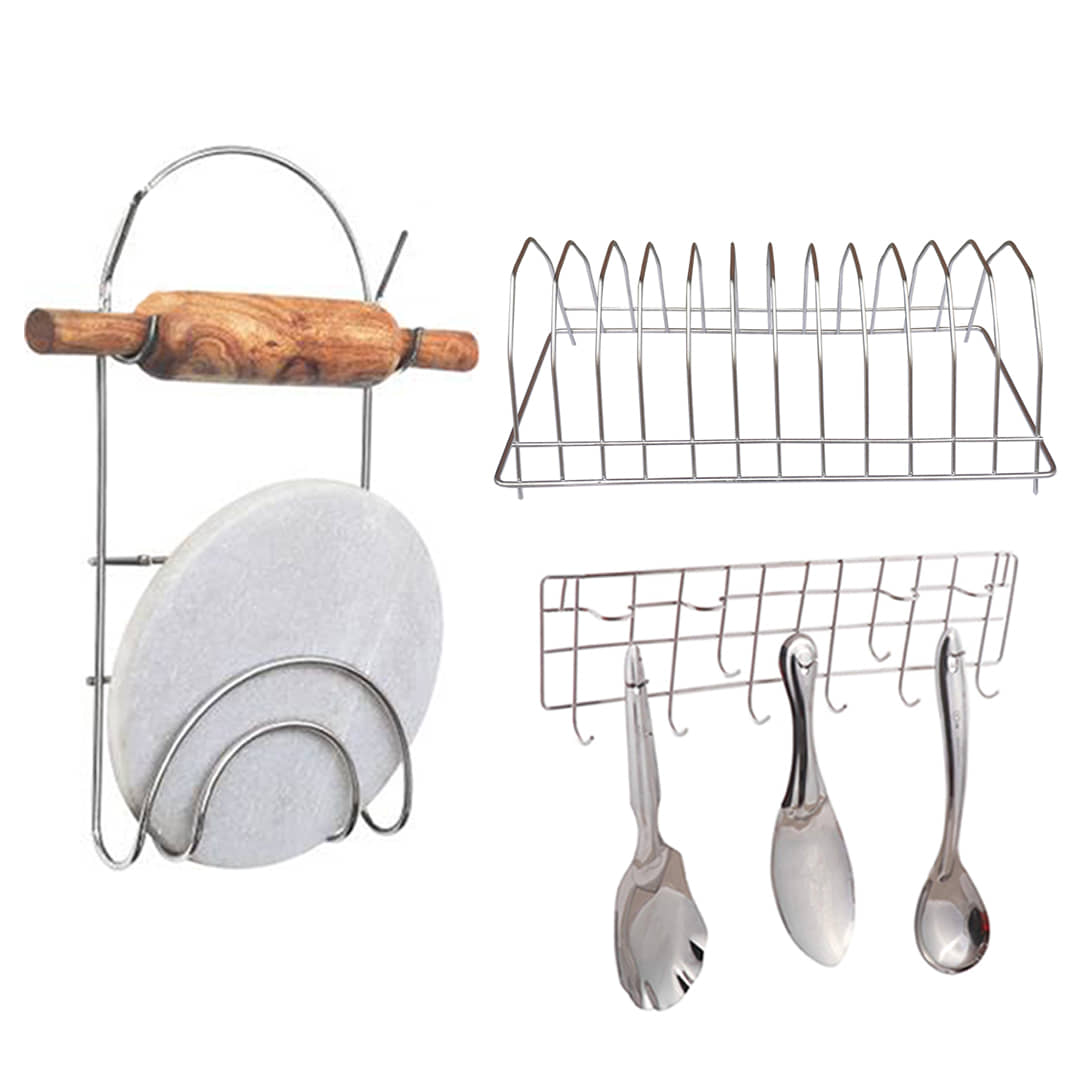 JISUN - Stainless Steel Rolling Pin Holder