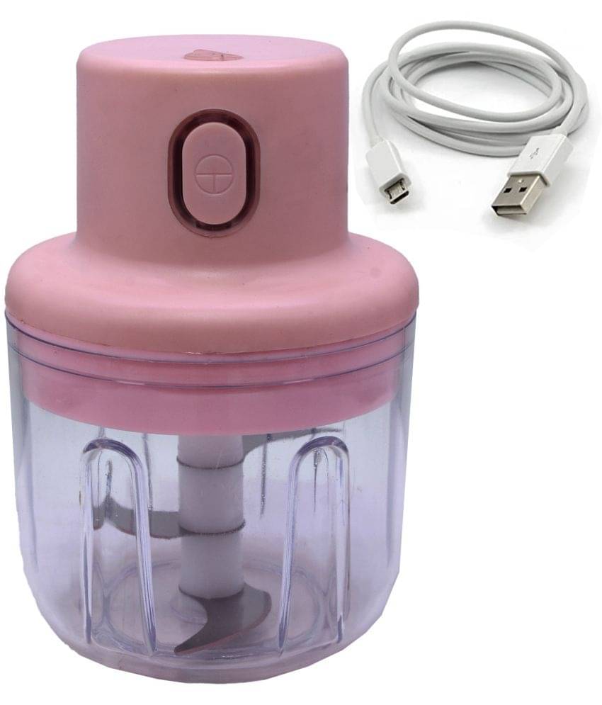     			JMALL - USB Rechargeable Multicolor Electric Push Button Chopper 50W