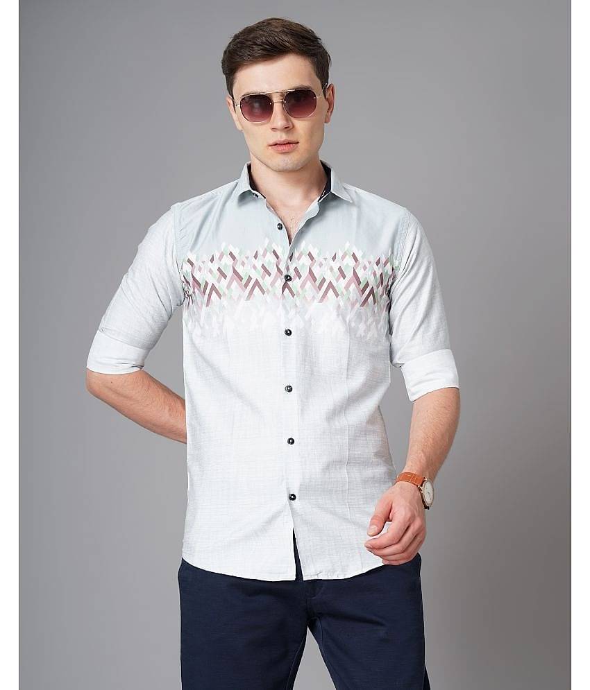 K-LARA - Blue 100% Cotton Slim Fit Men's Casual Shirt ( Pack of 1 )