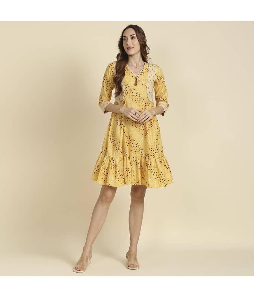 Cotton Short Kurti For Women (Pack of 1) - Kurtis, Tunics | Buy online on ZillyBuy