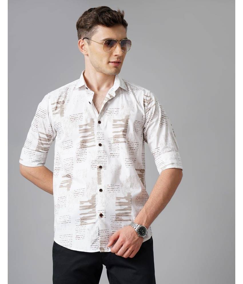 Paul Street - Brown 100% Cotton Slim Fit Men's Casual Shirt ( Pack of 1 ) Paul Street - Brown 100% Cotton Slim Fit Men's Casual Shirt ( Pack of 1 )