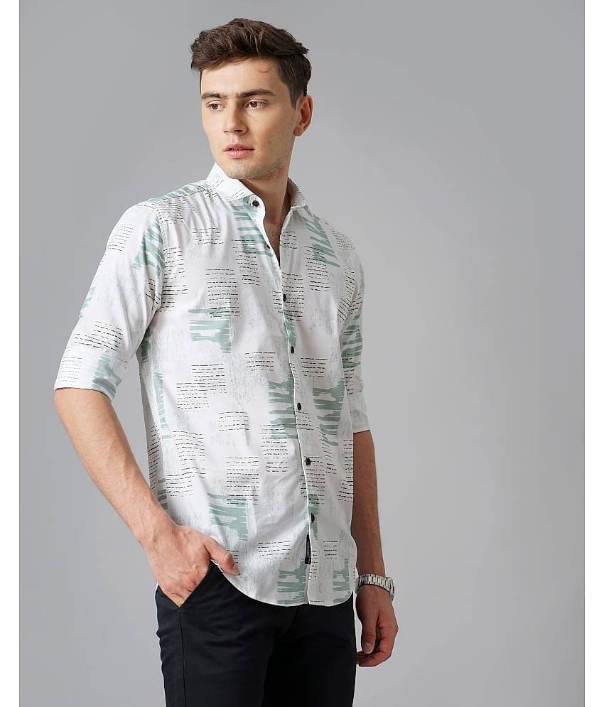 Paul Street - Blue 100% Cotton Slim Fit Men's Casual Shirt ( Pack of 1 )