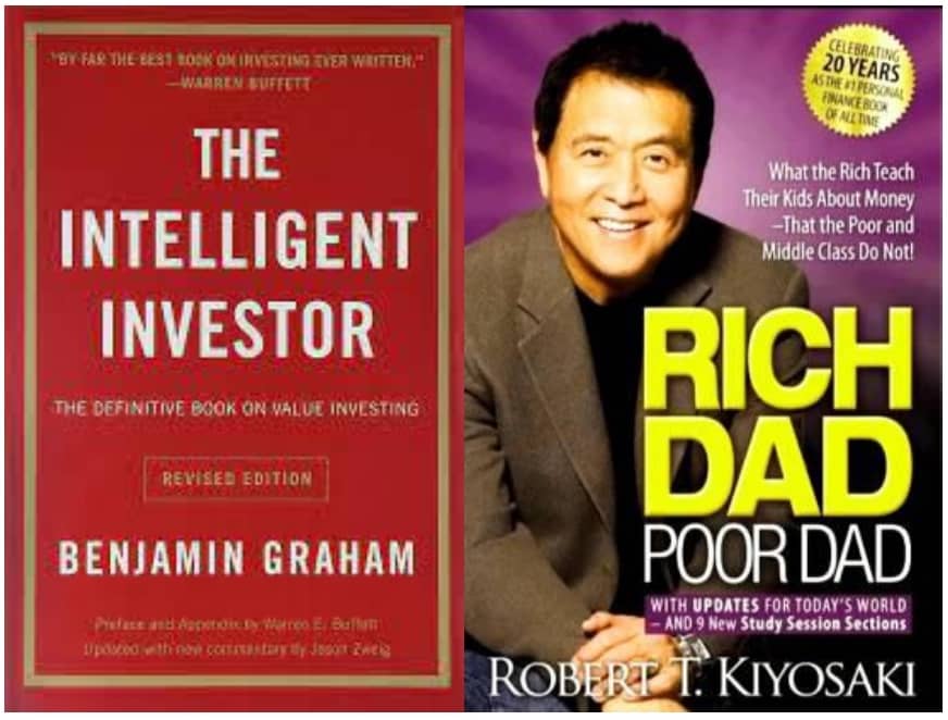 The Intelligent Investor + Rich Dad Poor Dad - Stationery | Buy online on ZillyBuy