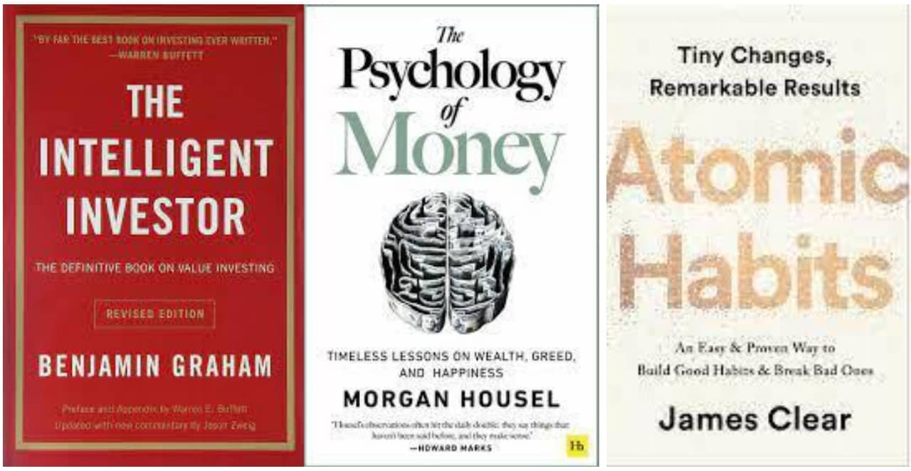The Intelligent Investor + The Psychology of Money + Atomic Habits - Stationery | Buy online on ZillyBuy