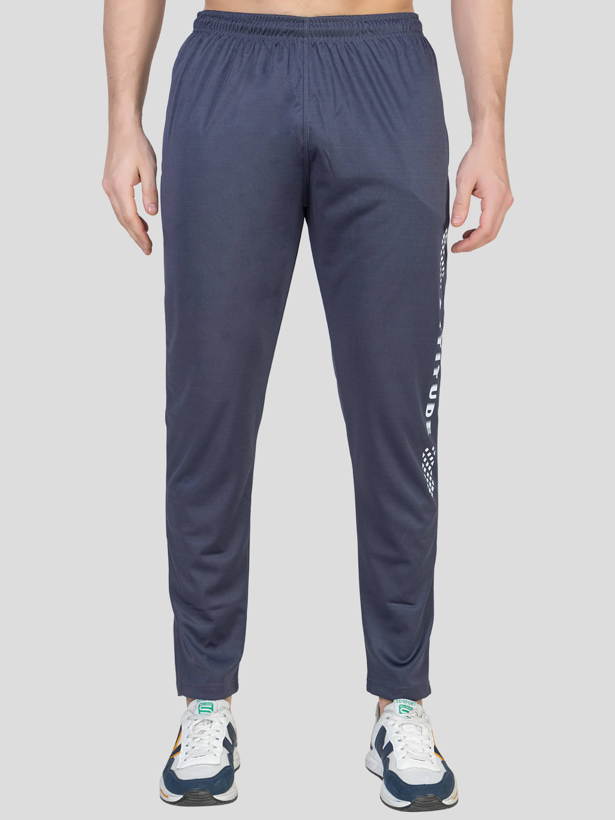 Zeffit - Grey Lycra Men's Trackpants ( Pack of 1 ) Zeffit - Grey Lycra Men's Trackpants ( Pack of 1 )