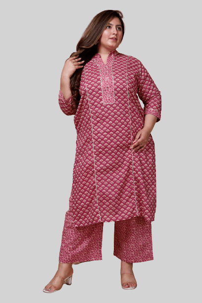 miravan - Pink Straight Cotton Women's Stitched Salwar Suit ( Pack of 1 ) miravan - Pink Straight Cotton Women's Stitched Salwar Suit ( Pack of 1 )