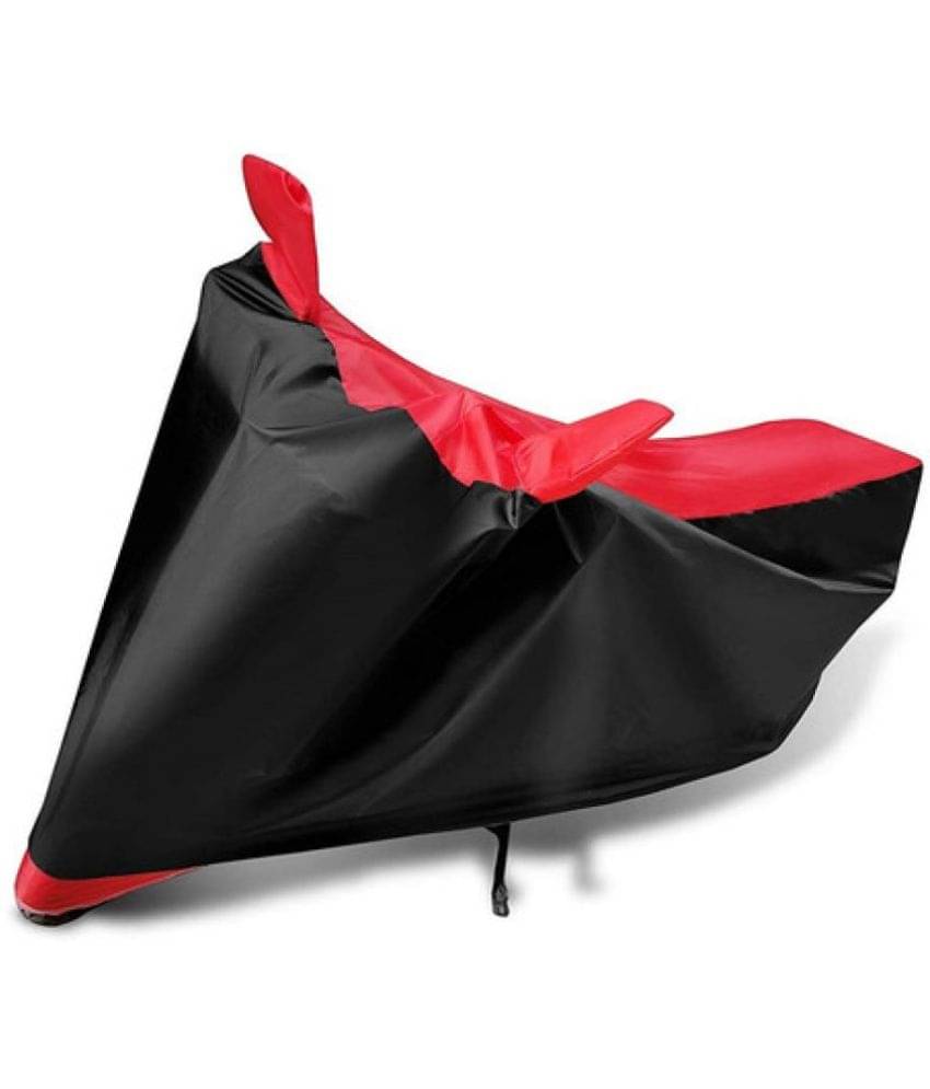 AutoRetail - Dust Proof Two Wheeler Polyster Cover With (Mirror Pocket) for Bajaj Pulsar 220 F ( Pack of 1 ) , Multicolour AutoRetail - Dust Proof Two Wheeler Polyster Cover With (Mirror Pocket) for Bajaj Pulsar 220 F ( Pack of 1 ) , Multicolour