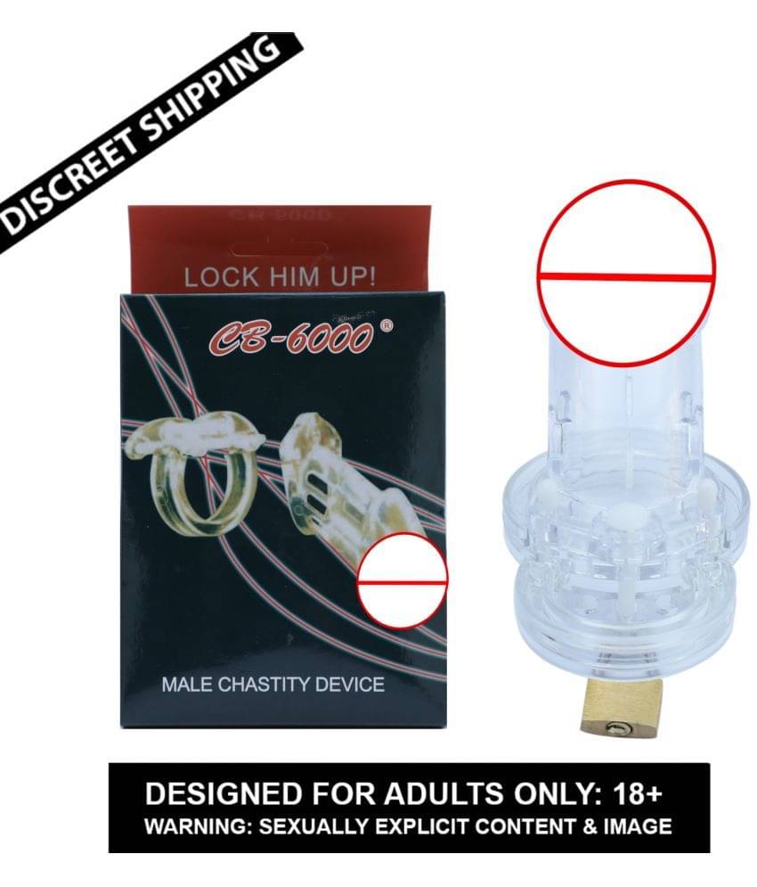    			BLACK / TRANSPARENT / SKIN COLOR MALE CHASTITY COCK CAGE PENIS LOCK ADULT SEX TOY FOR MEN BY-SEX TANTRA