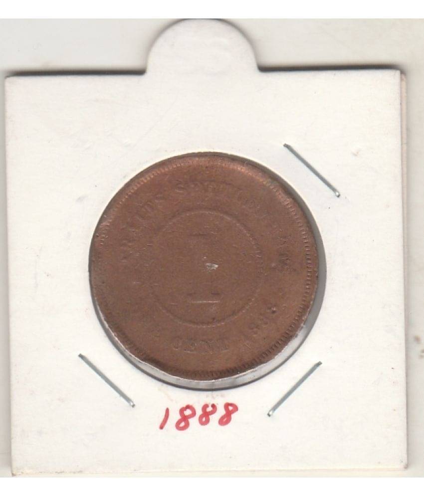 COIN AND HERITAGE GALLERY - 0NE CENT SETTLEMENT-1888 VICT QUEEN 1 Numismatic Coins COIN AND HERITAGE GALLERY - 0NE CENT SETTLEMENT-1888 VICT QUEEN 1 Numismatic Coins