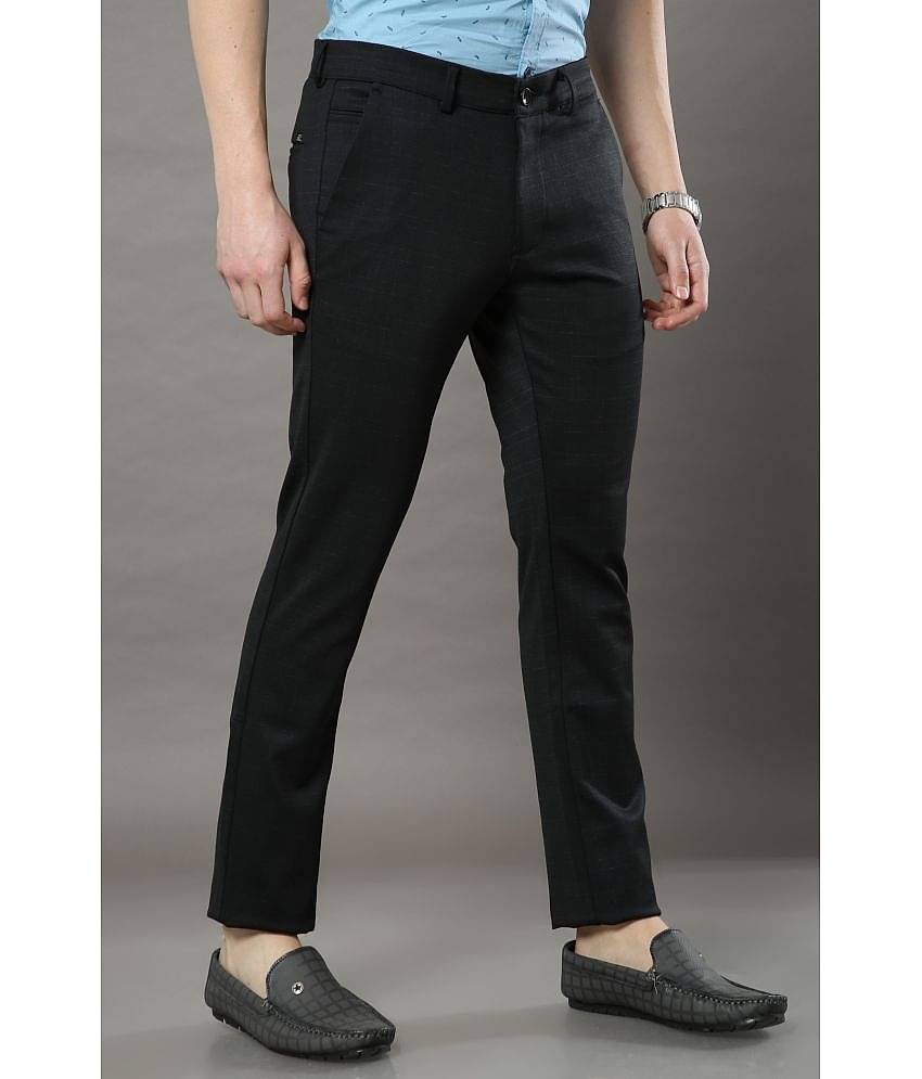 Cool Colors Black Slim Chinos ( Pack of 1 )