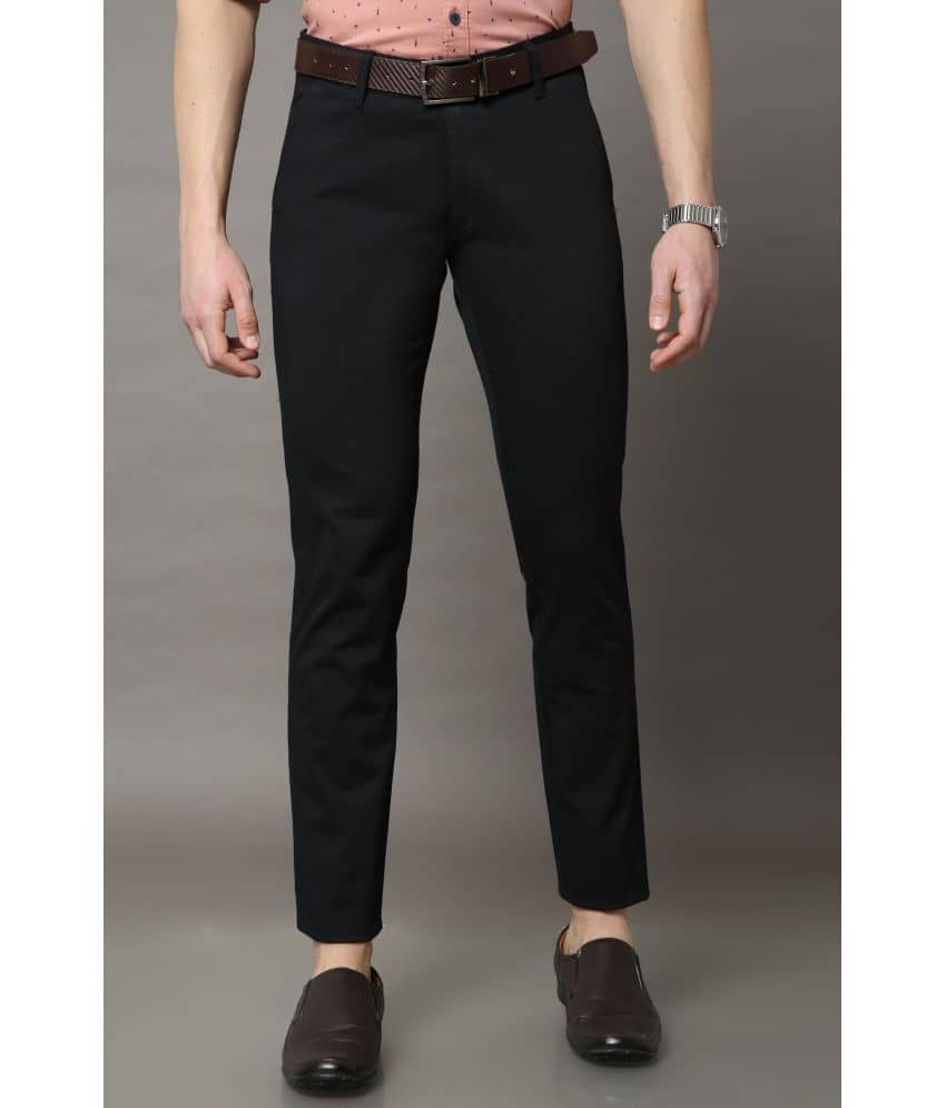 Cool Colors Black Slim Chinos ( Pack of 1 ) - Trousers | Buy online on ZillyBuy