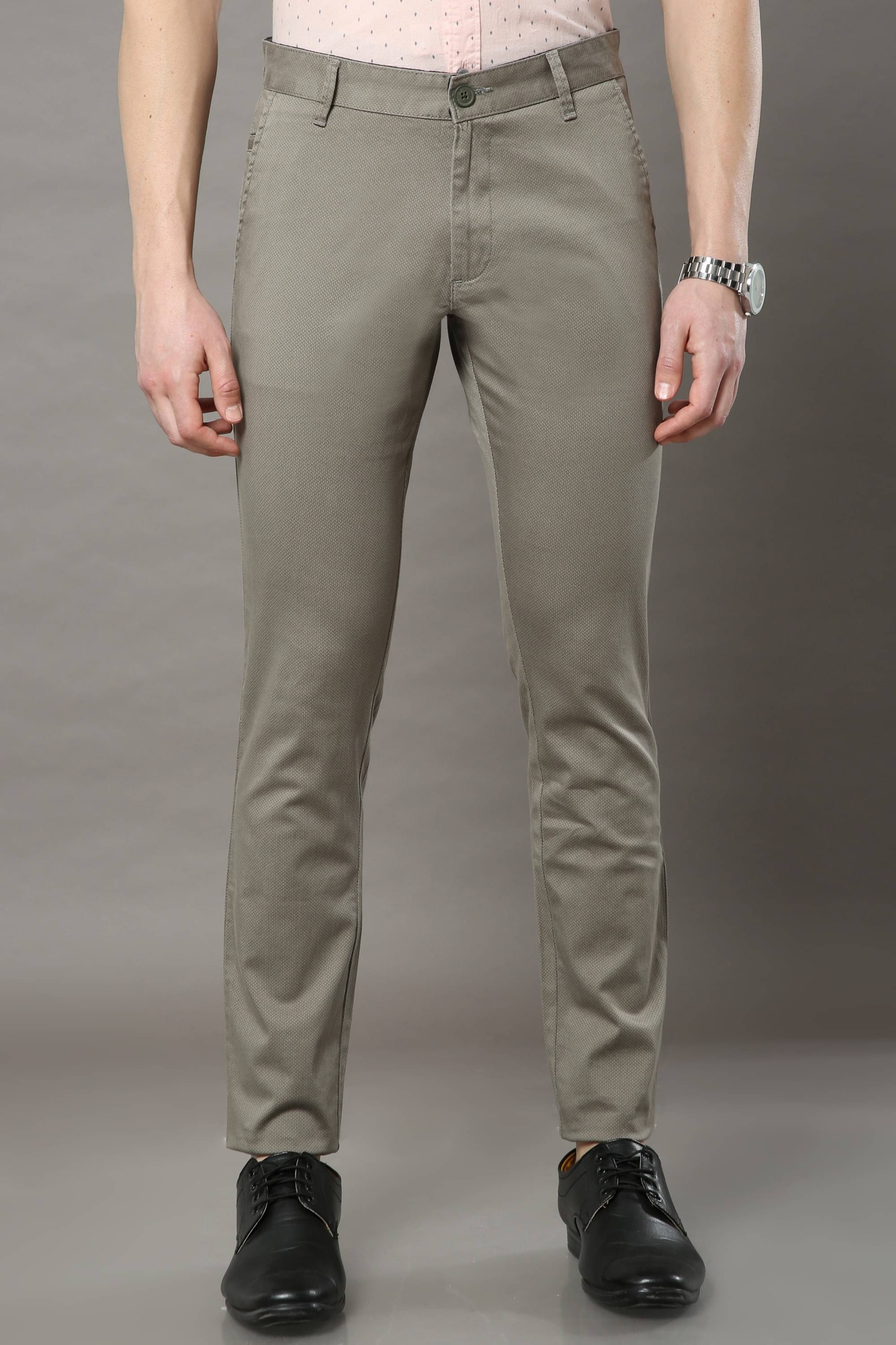     			Cool Colors Dark Grey Slim Chinos ( Pack of 1 )