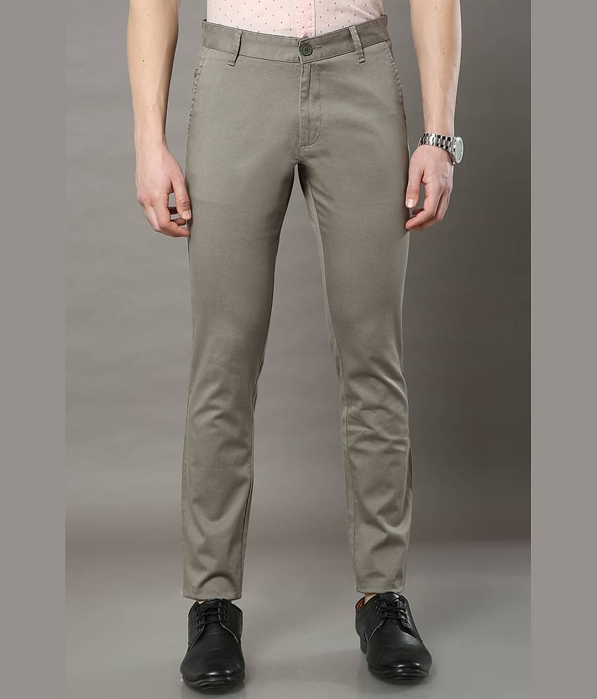 Cool Colors Dark Grey Slim Chinos ( Pack of 1 )
