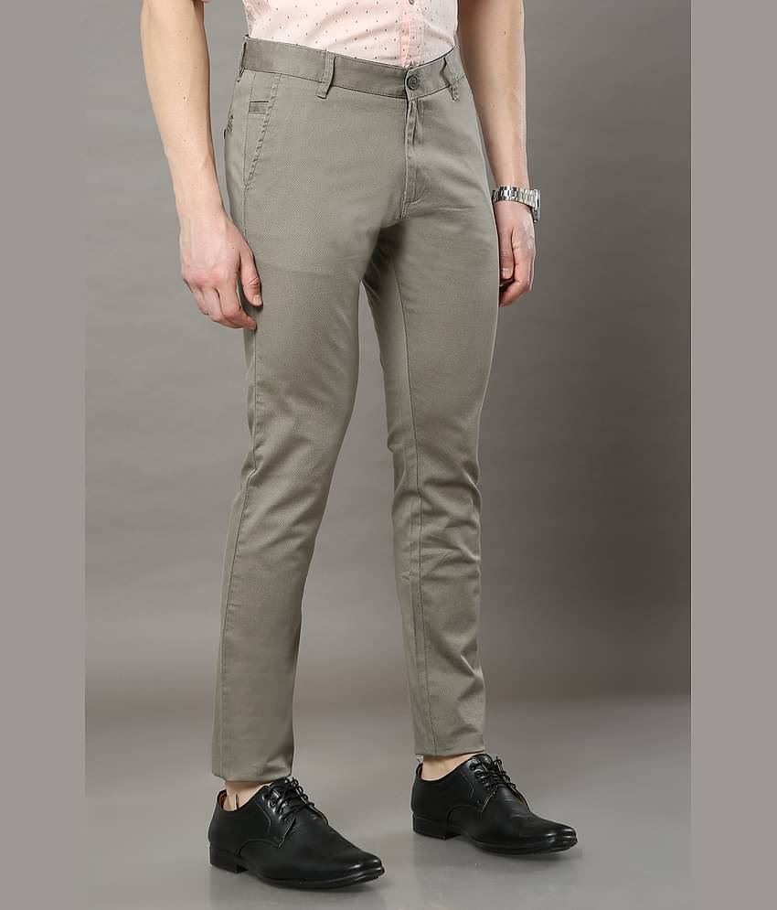 Cool Colors Dark Grey Slim Chinos ( Pack of 1 )