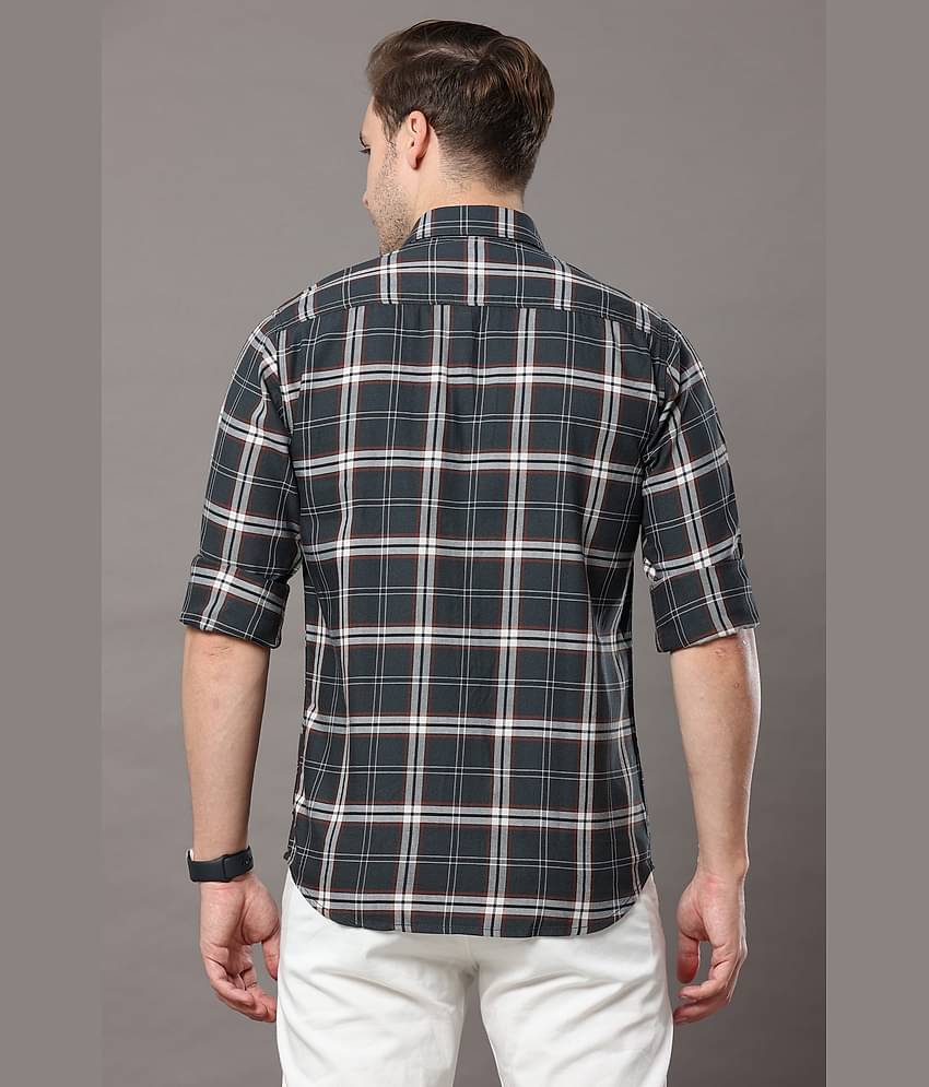 Cool Colors - Green 100% Cotton Slim Fit Men's Casual Shirt ( Pack of 1 )