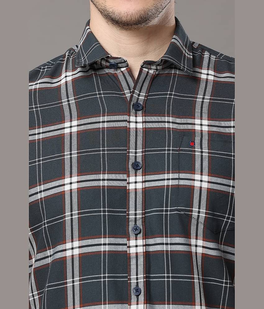 Cool Colors - Green 100% Cotton Slim Fit Men's Casual Shirt ( Pack of 1 )