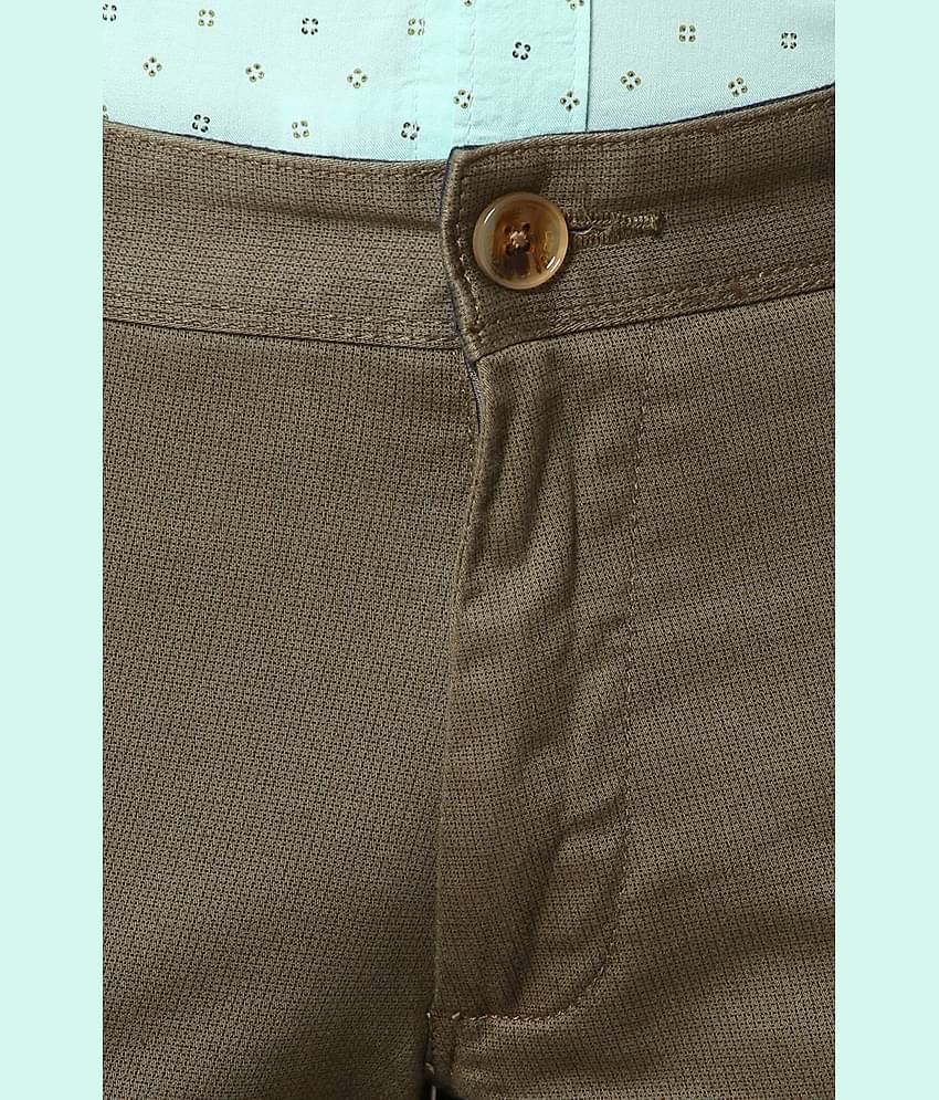 Cool Colors Khaki Slim Chinos ( Pack of 1 )