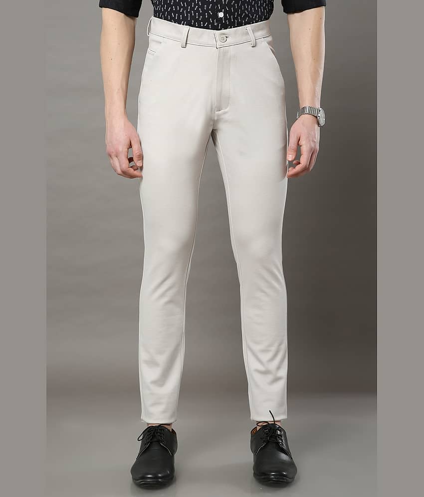 Cool Colors Light Grey Slim Chinos ( Pack of 1 ) - Trousers | Buy online on ZillyBuy