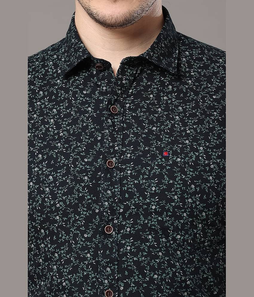 Cool Colors - Navy 100% Cotton Slim Fit Men's Casual Shirt ( Pack of 1 )