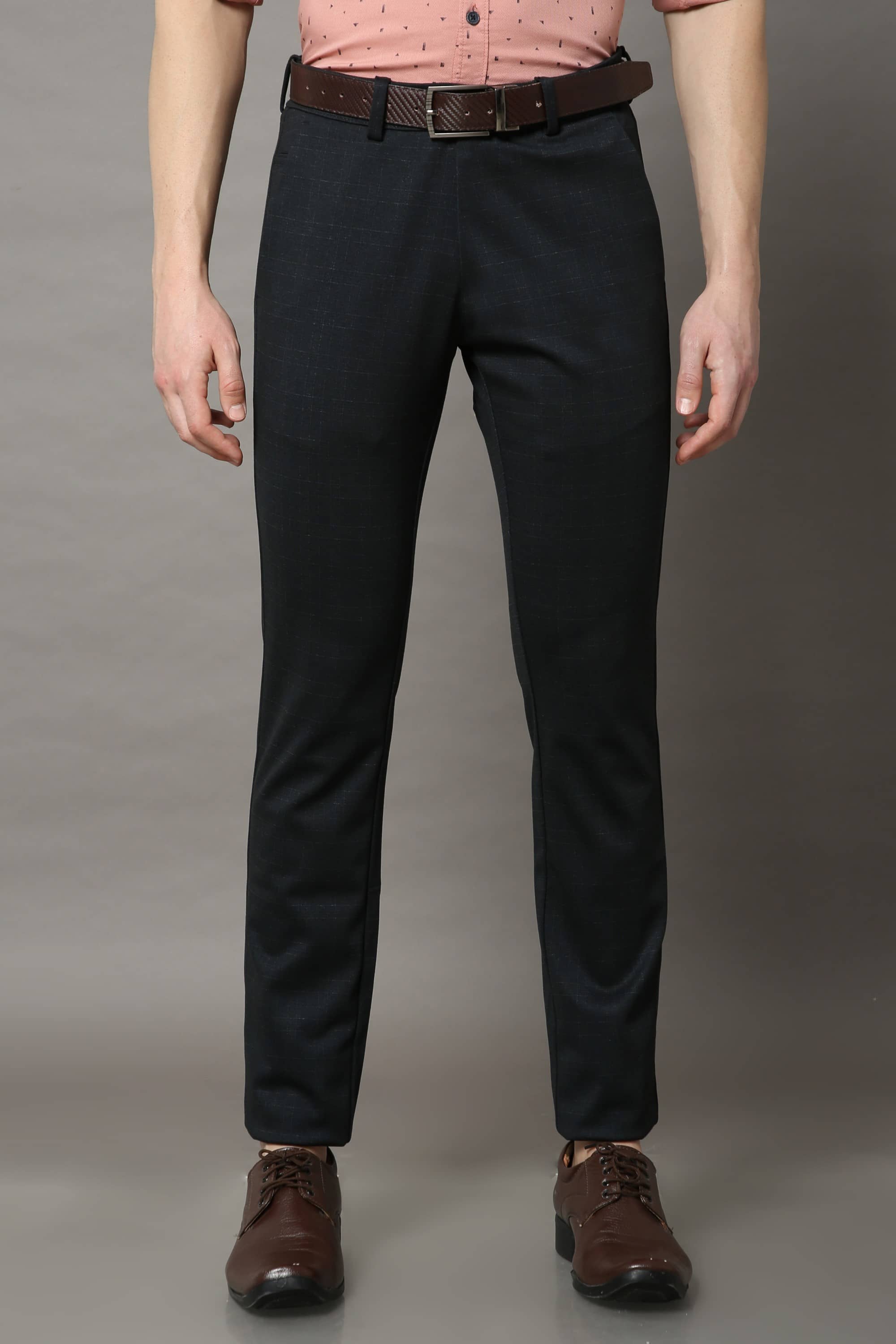 Cool Colors Navy Blue Slim Chinos ( Pack of 1 ) - Trousers | Buy online on ZillyBuy