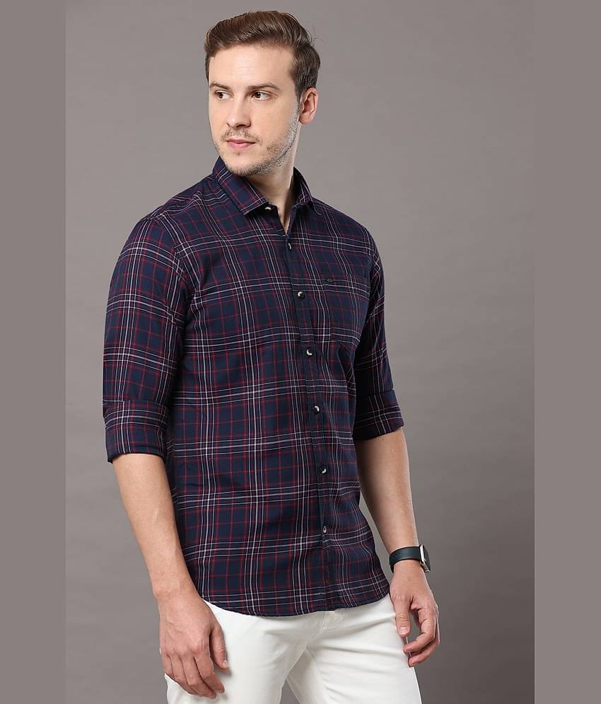 Cool Colors - Red 100% Cotton Slim Fit Men's Casual Shirt ( Pack of 1 )