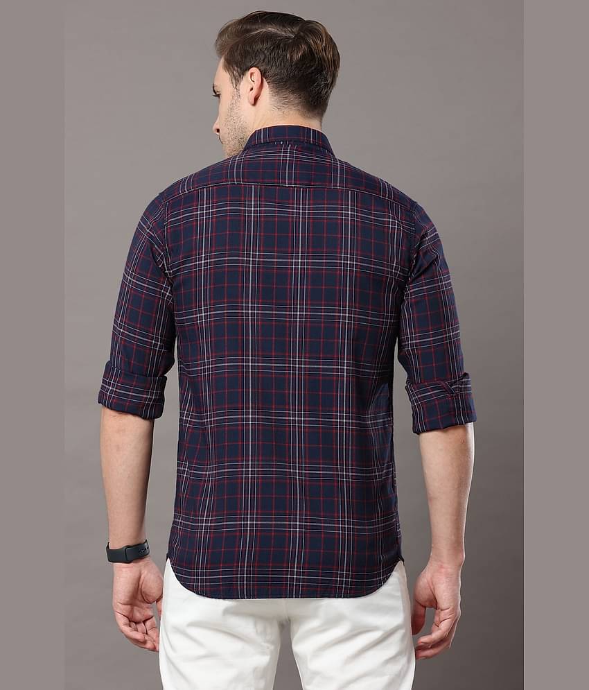 Cool Colors - Red 100% Cotton Slim Fit Men's Casual Shirt ( Pack of 1 )