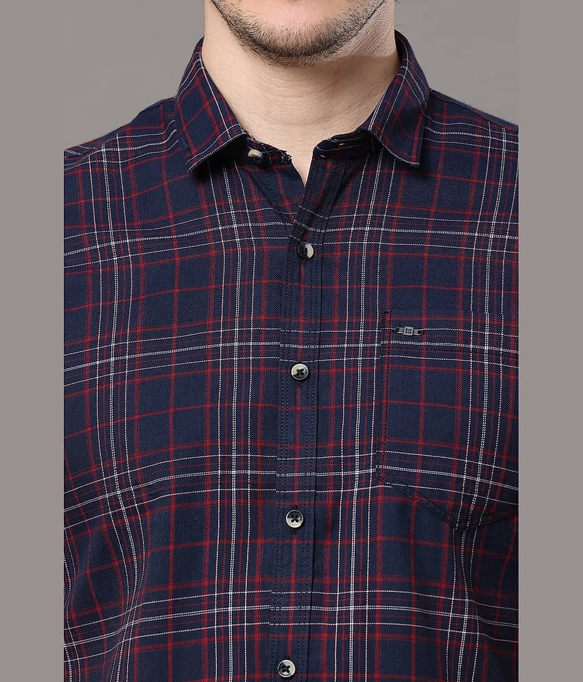 Cool Colors - Red 100% Cotton Slim Fit Men's Casual Shirt ( Pack of 1 )