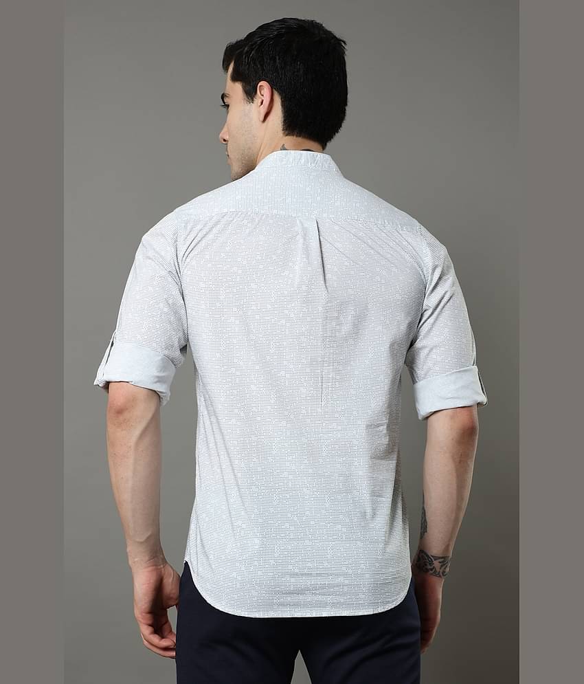 Cool Colors - White 100% Cotton Slim Fit Men's Casual Shirt ( Pack of 1 )